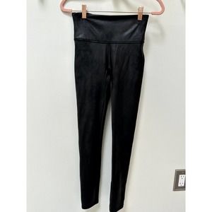 Spanx Faux leather leggings size small petite